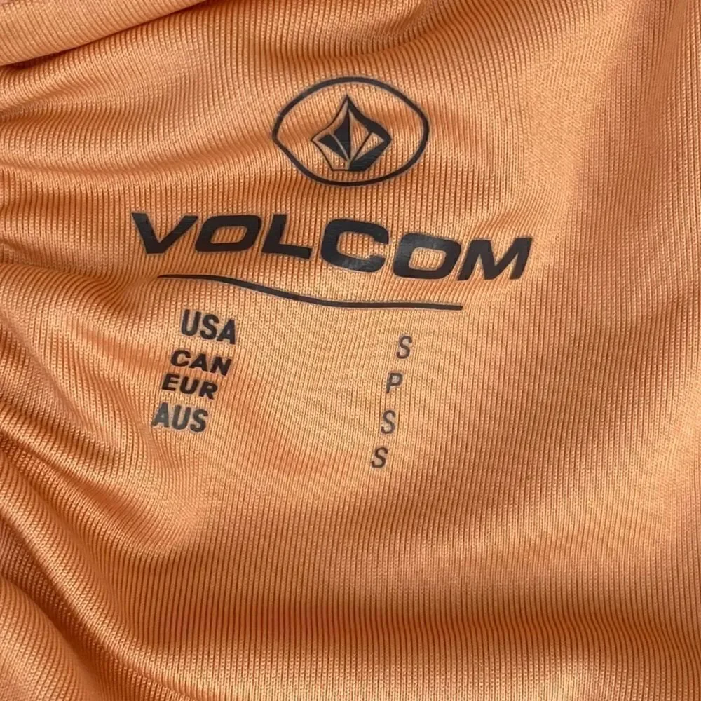 Volcom Tribe Tan/Pink Hunter Triangle Bikini Top Size Small NWOT - Picture 5 of 6